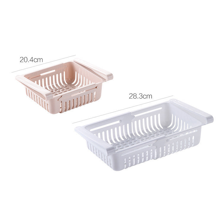 Pull-Out Fridge Drawer Organizer | 1–3 Drawers