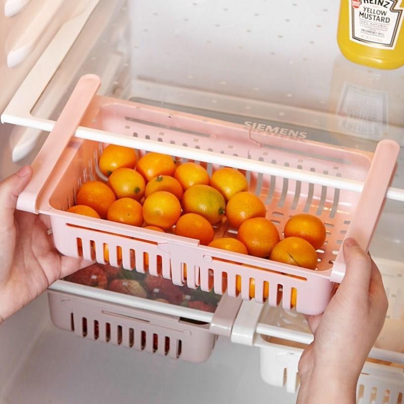 Pull-Out Fridge Drawer Organizer | 1–3 Drawers