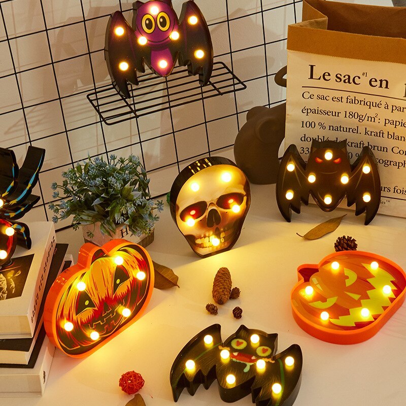 Halloween LED Accent Light – Pumpkin, Bat, Spider or Skull