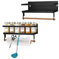 Magnetic Spice Racks + Paper Towel Holder | Set of 2