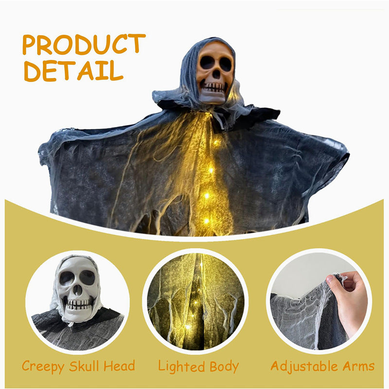 Hanging Halloween Ghost Decoration – Color Options