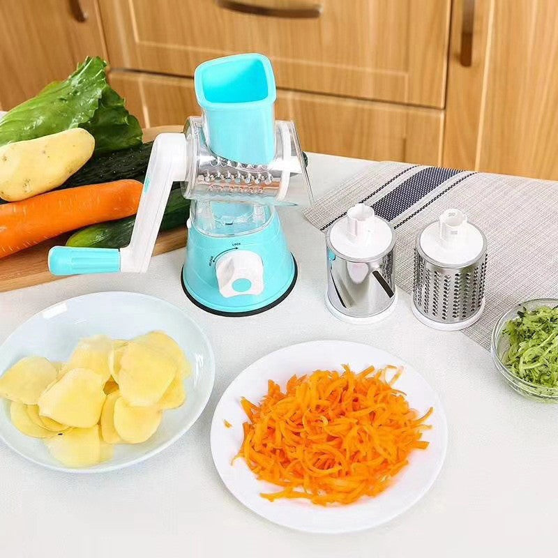 5-in-1 Rotary Cheese Grater & Vegetable Slicer