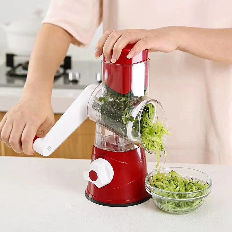 5-in-1 Rotary Cheese Grater & Vegetable Slicer