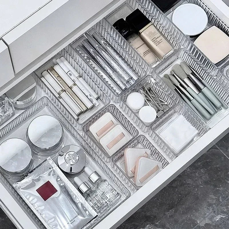 Clear Plastic Drawer Organizers | Sizes & Sets