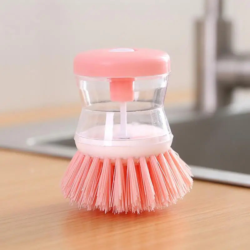 EasyClean Soap-Dispensing Dish Brush