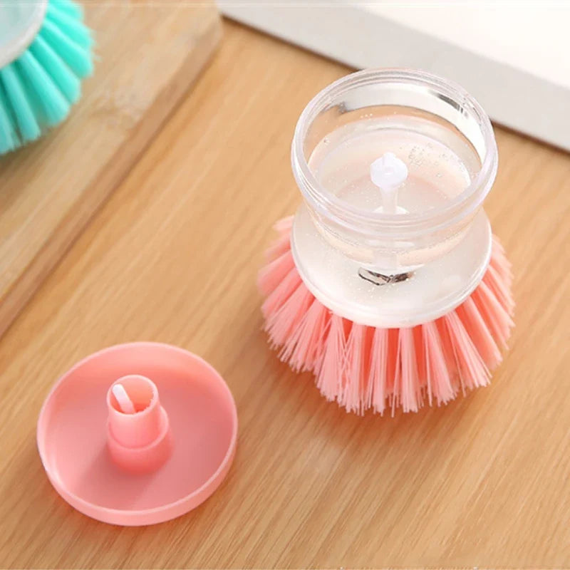 EasyClean Soap-Dispensing Dish Brush