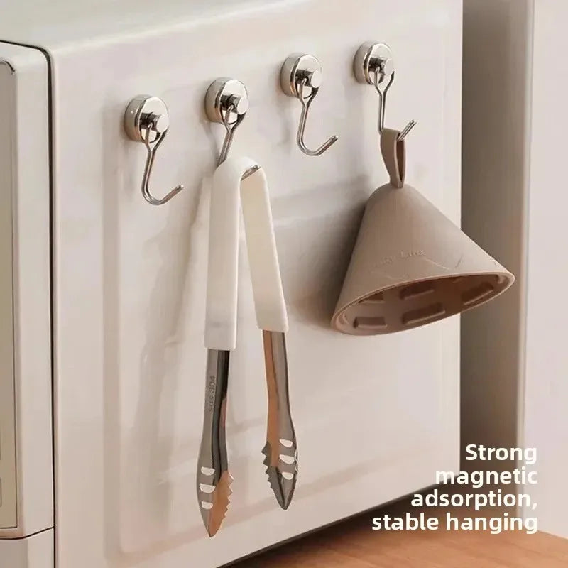 Magnetic Storage Hooks — 2, 4 or 10 Pack