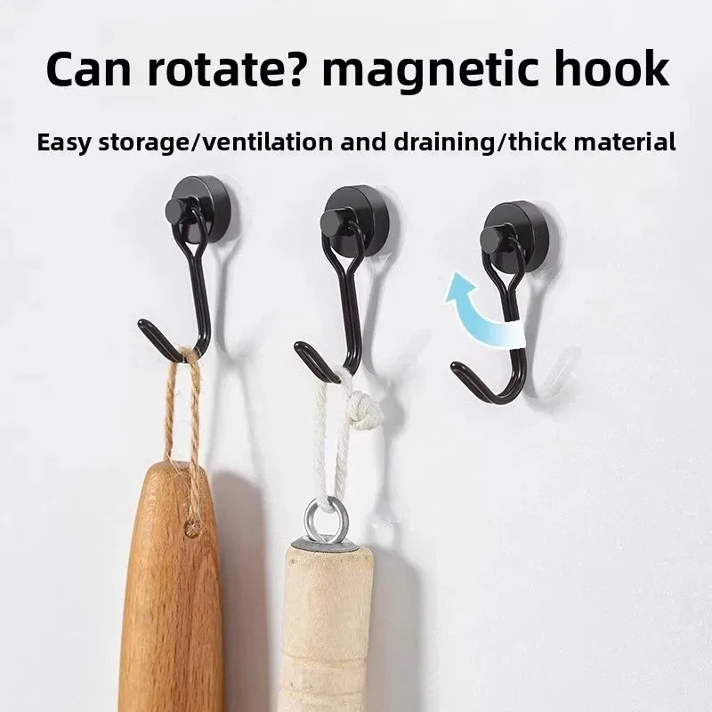 Magnetic Storage Hooks — 2, 4 or 10 Pack