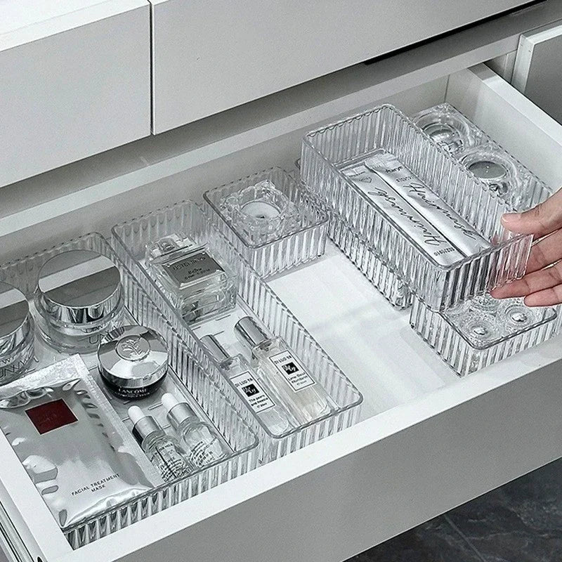 Clear Plastic Drawer Organizers | Sizes & Sets