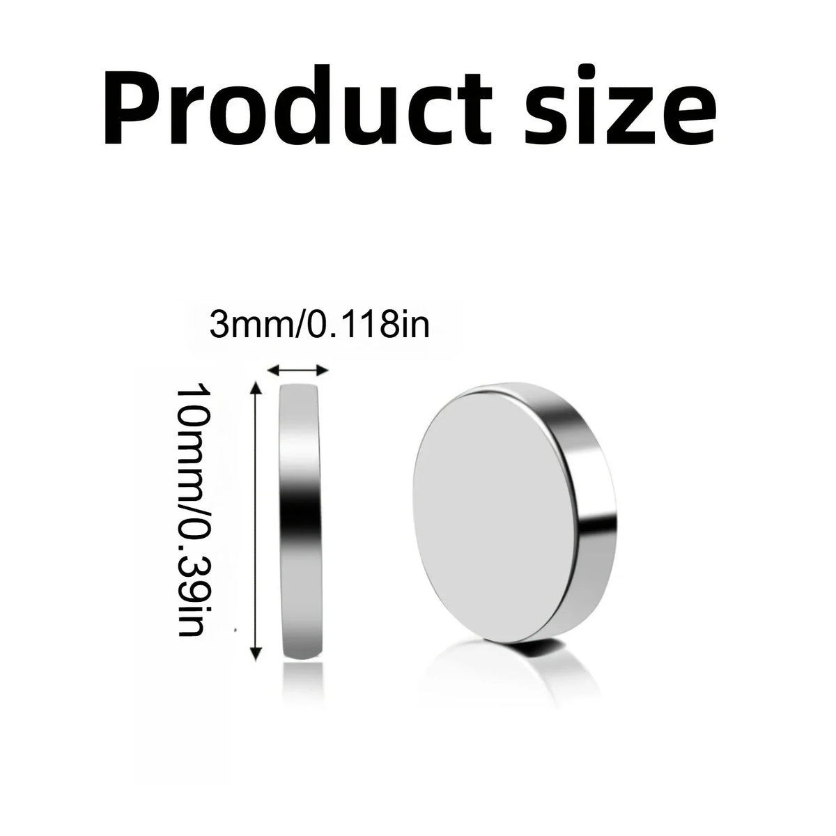 Round Refrigerator Magnets — 20, 50 or 100 Pack