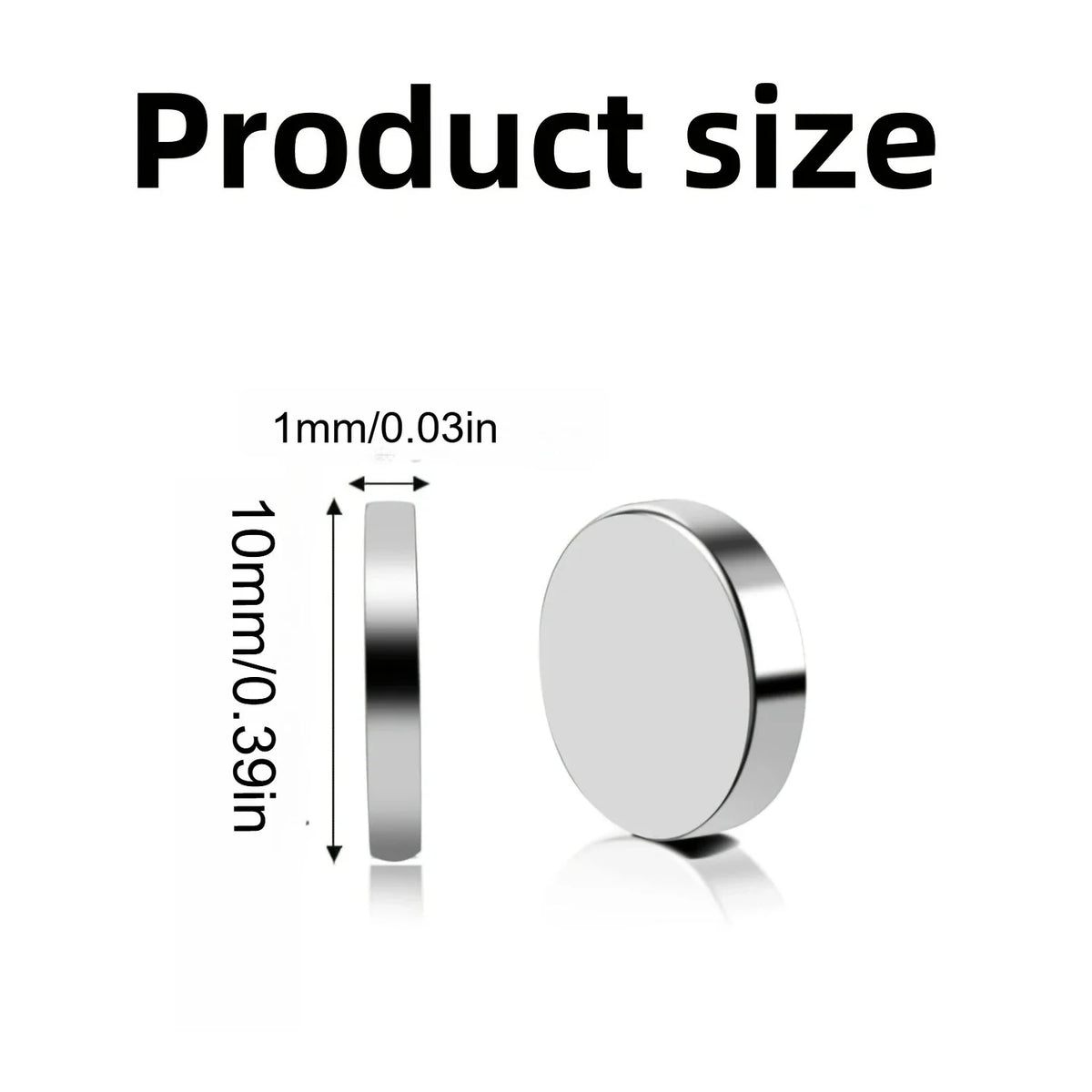 Round Refrigerator Magnets — 20, 50 or 100 Pack